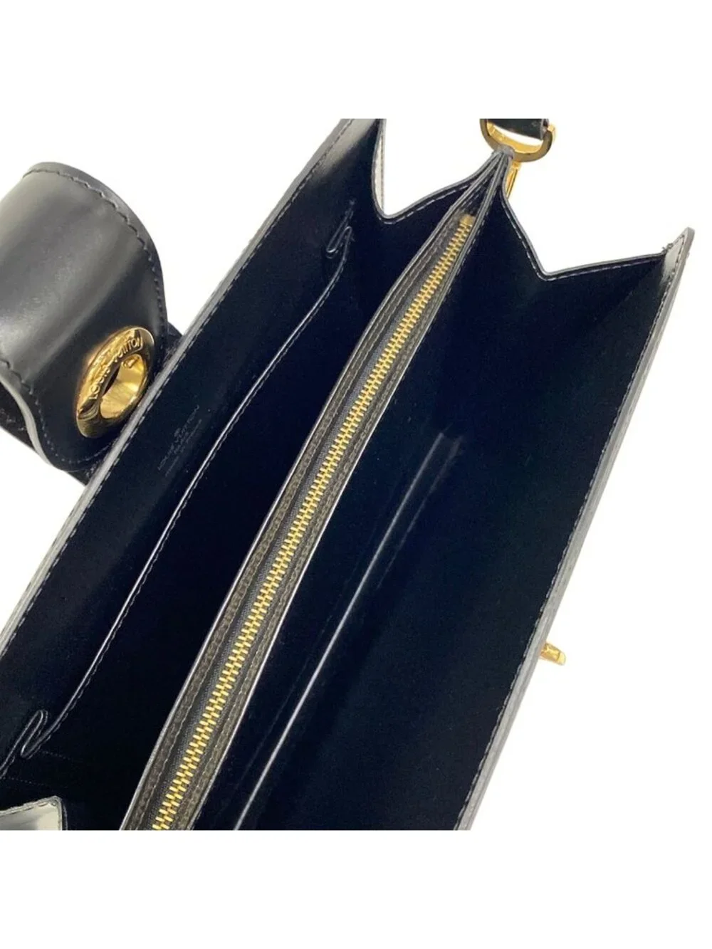 Louis Vuitton Shoulder Bag Epi Capucines Noir Leather